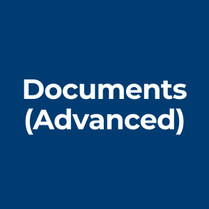 Documents (Advanced) (MS Word)